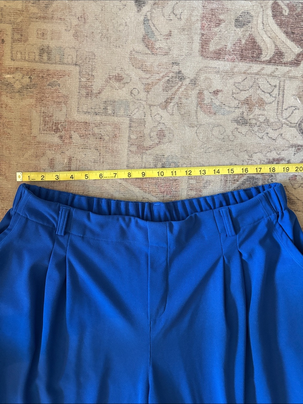 HALARA Wide-Leg Pull-On Pants in Bright Blue - Picture 3 of 4
